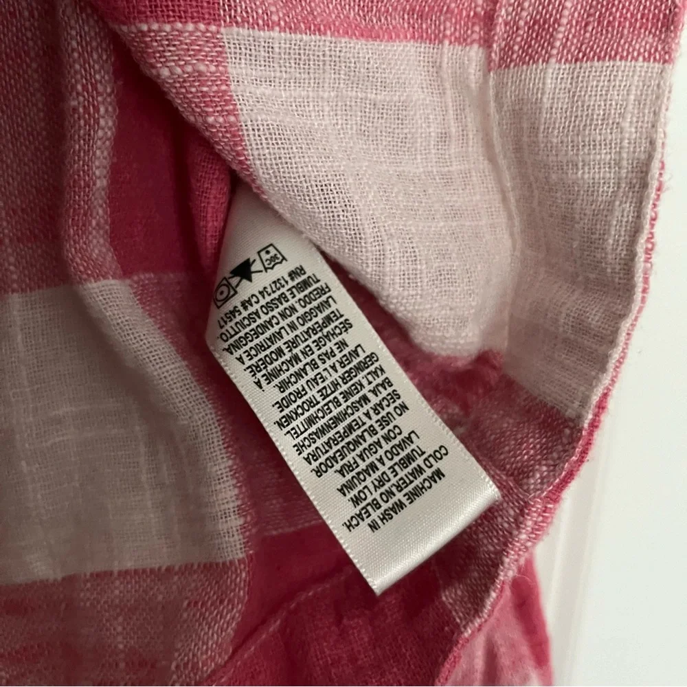 Cloth & Stone Pink Gingham Top - Picture 11 of 12